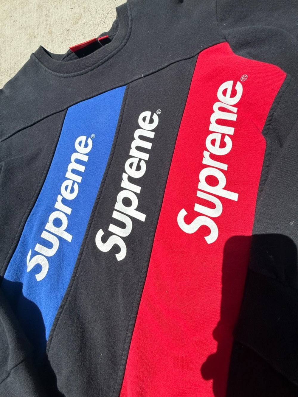 Supreme SS 15’ Crewneck Athletic Split - Picture 3 of 6